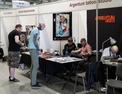 Выставочный стенд Экспозиция на выставке St. Petersburg Tattoo Week, Санкт-Петербург, 2016 — фото 2