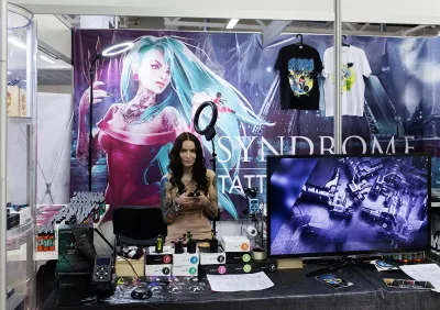 Выставочный стенд Экспозиция на выставке St. Petersburg Tattoo Week, Санкт-Петербург, 2016 — фото 5