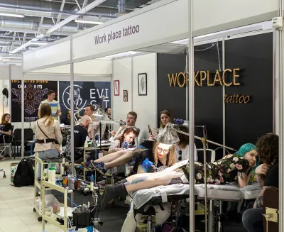 Выставочный стенд Экспозиция на выставке St. Petersburg Tattoo Week, Санкт-Петербург, 2016 — фото 7