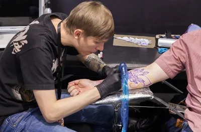 Выставочный стенд Экспозиция на выставке St. Petersburg Tattoo Week, Санкт-Петербург, 2016 — фото 10