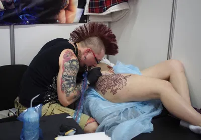 Выставочный стенд Экспозиция на выставке St. Petersburg Tattoo Week, Санкт-Петербург, 2016 — фото 13