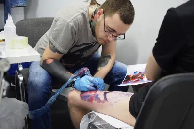 Выставочный стенд Экспозиция на выставке St. Petersburg Tattoo Week, Санкт-Петербург, 2016 — фото 14