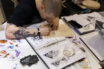 Выставочный стенд Экспозиция на выставке St. Petersburg Tattoo Week, Санкт-Петербург, 2016 — фото 16