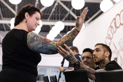 Выставочный стенд Экспозиция на выставке St. Petersburg Tattoo Week, Санкт-Петербург, 2016 — фото 19