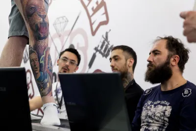 Выставочный стенд Экспозиция на выставке St. Petersburg Tattoo Week, Санкт-Петербург, 2016 — фото 20