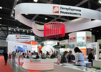 Выставочный стенд Петербургская Недвижимость на выставке Ярмарка недвижимости 2016., Санкт-Петербург, 2016 — фото 1