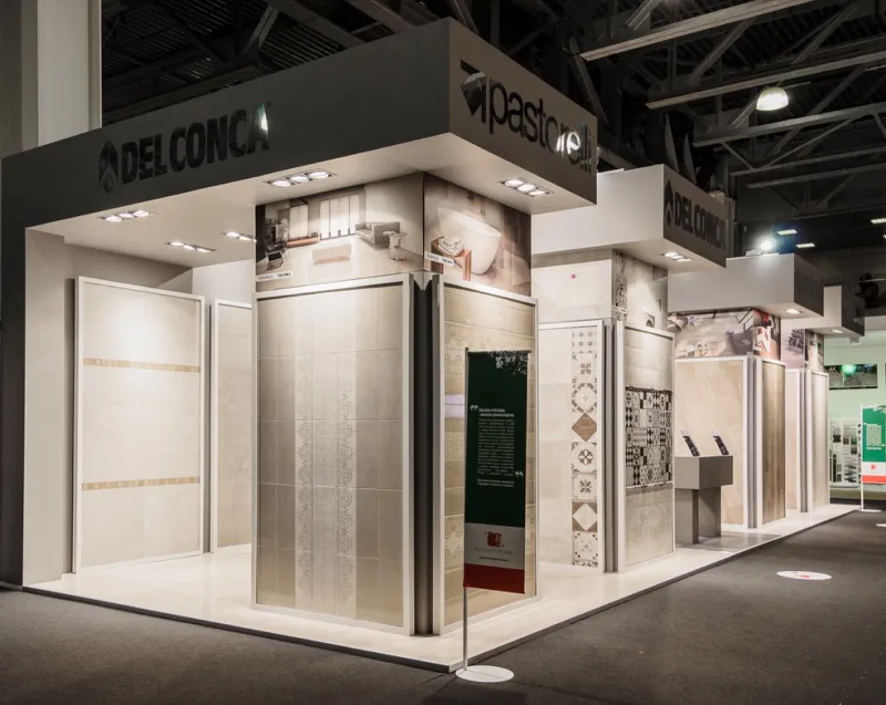 Выставочный стенд Del Conca на выставке BATIMAT RUSSIA, Москва, 2016 — фото 1