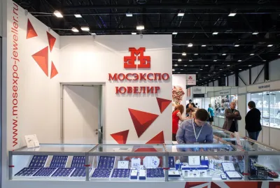 Выставочный стенд Мосэкспо-Ювелир на выставке JUNWEX Петербург, Санкт-Петербург, 2016 — фото 2