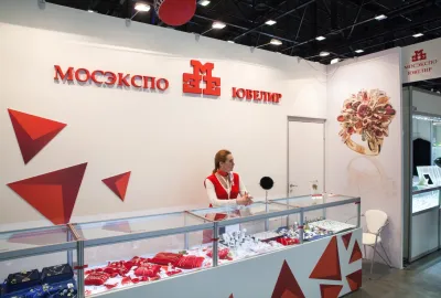 Выставочный стенд Мосэкспо-Ювелир на выставке JUNWEX Петербург, Санкт-Петербург, 2016 — фото 5