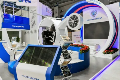 Выставочный стенд Росавтодор на выставке Транспорт России, Москва, 2016 — фото 10