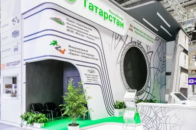 Выставочный стенд Министерство транспорта Татарстана на выставке Транспорт России, Москва, 2016 — фото 3