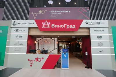 Выставочный стенд ВиноГрад на выставке Россия — Африка 2023, Санкт-Петербург, 2023 — фото 6