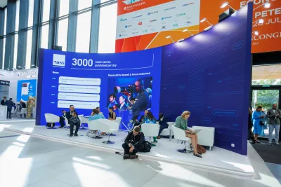 Выставочный стенд ТАСС на выставке Россия — Африка 2023, Санкт-Петербург, 2023 — фото 1