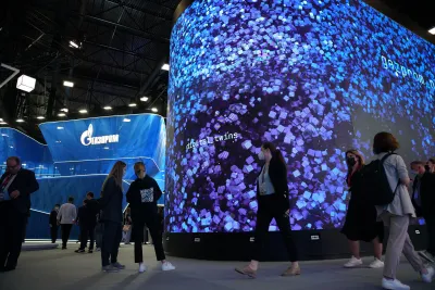 Выставочный стенд Газпром нефть на выставке ПМЭФ 2021, Санкт-Петербург, 2021 — фото 5