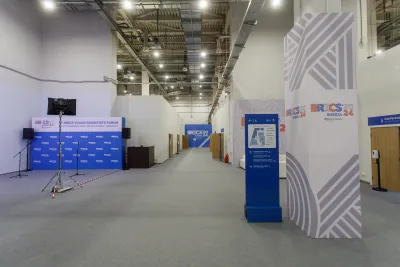 Стенд Залы БРИКС на выставке Конгресс молодых учёных 2024
