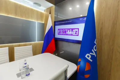 Выставочный стенд Переговорные РусГидро на выставке ВЭФ - 2024, Владивосток, 2024 — фото 5