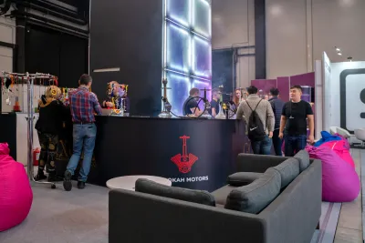 Выставочный стенд Gixom на выставке Hookah Club Show 2020, Москва, 2020 — фото 5