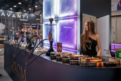 Выставочный стенд Gixom на выставке Hookah Club Show 2020, Москва, 2020 — фото 6