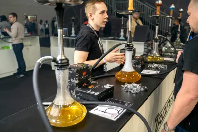 Выставочный стенд Iron Rose на выставке Hookah Club Show 2020, Москва, 2020 — фото 3