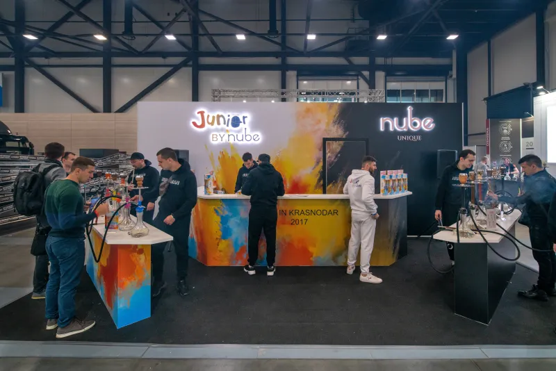 Выставочный стенд Nube на выставке Hookah Club Show 2020, Москва, 2020 — фото 1