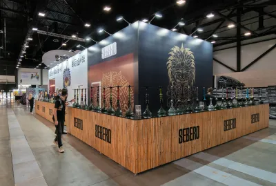 Выставочный стенд Sabero на выставке Hookah Club Show 2020, Москва, 2020 — фото 1