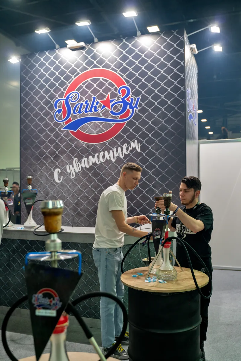 Выставочный стенд Sarcazi на выставке Hookah Club Show 2020, Москва, 2020 — фото 1