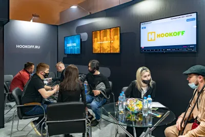Выставочный стенд Hookoff на выставке Hookah Club Show 2021, Москва, 2021 — фото 8