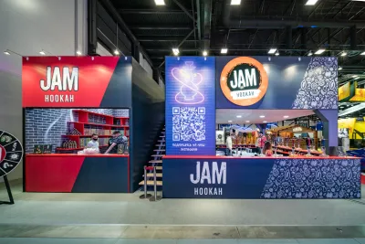 Выставочный стенд Jam на выставке Hookah Club Show 2021, Москва, 2021 — фото 5