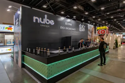 Выставочный стенд Nude на выставке Hookah Club Show 2021, Москва, 2021 — фото 1
