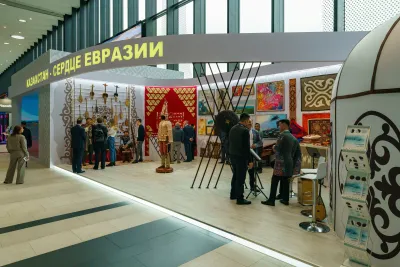 Выставочный стенд Пермский край на выставке Петербургский международный газовый форум 2024, Санкт-Петербург, 2024 — фото 4
