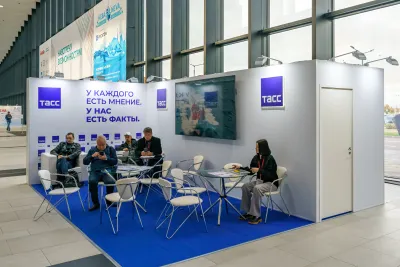 Выставочный стенд ТАСС на выставке НЕВА 2023, Санкт-Петербург, 2023 — фото 6