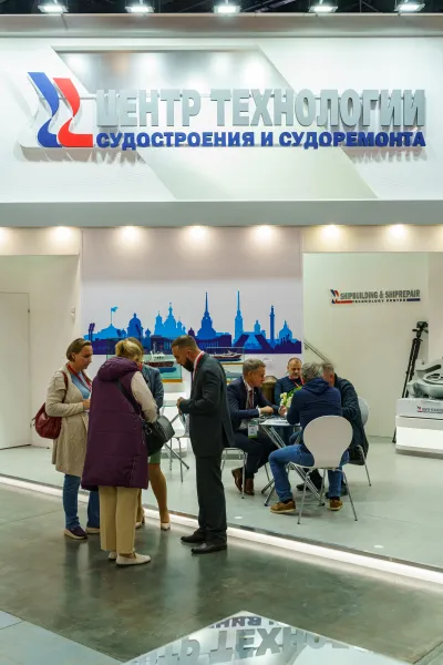 Выставочный стенд Центр технологии судостроения и судоремонта на выставке НЕВА 2023, Санкт-Петербург, 2023 — фото 6