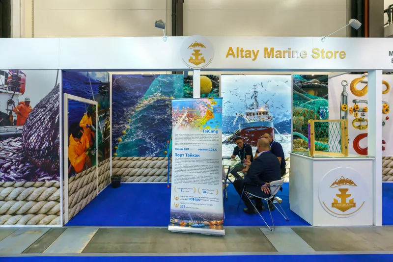 Выставочный стенд Alsey Marine на выставке Seafood Expo Russia 2024, Санкт-Петербург, 2024 — фото 1