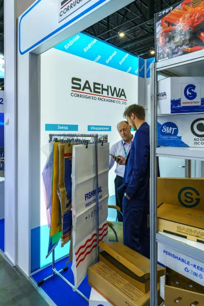 Выставочный стенд Волгореченское рыбное хозяйство на выставке Seafood Expo Russia 2024, Санкт-Петербург, 2024 — фото 2