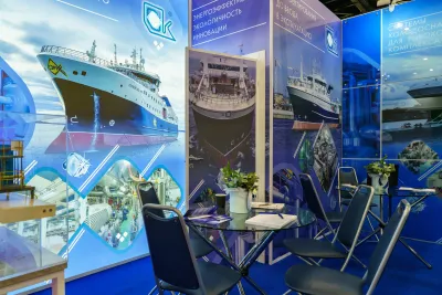 Выставочный стенд Волгореченское рыбное хозяйство на выставке Seafood Expo Russia 2024, Санкт-Петербург, 2024 — фото 7