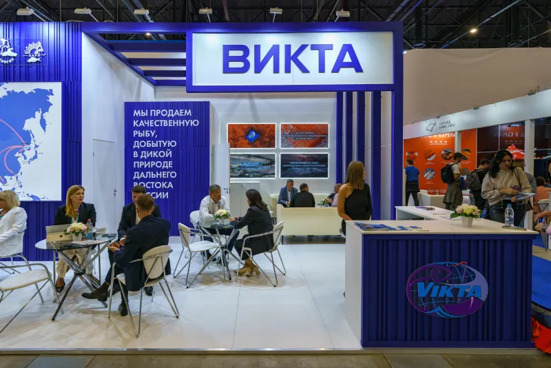 Выставочный стенд Викта на выставке Seafood Expo Russia 2024, Санкт-Петербург, 2024 — фото 1