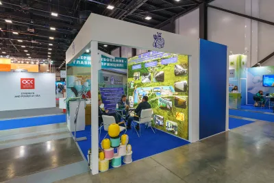 Выставочный стенд SynergyCom на выставке Seafood Expo Russia 2023, Санкт-Петербург, 2023 — фото 4
