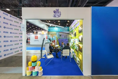 Выставочный стенд SynergyCom на выставке Seafood Expo Russia 2023, Санкт-Петербург, 2023 — фото 5