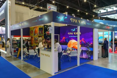 Выставочный стенд Три Кита на выставке Seafood Expo Russia 2023, Санкт-Петербург, 2023 — фото 1