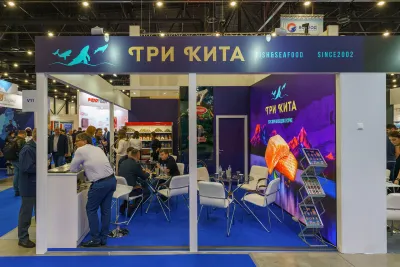 Выставочный стенд Три Кита на выставке Seafood Expo Russia 2023, Санкт-Петербург, 2023 — фото 2