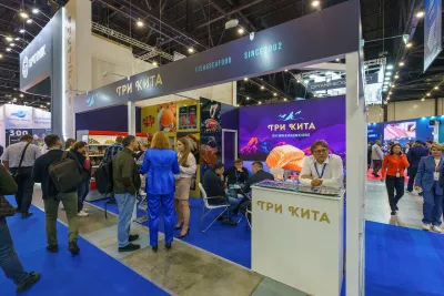 Выставочный стенд Три Кита на выставке Seafood Expo Russia 2023, Санкт-Петербург, 2023 — фото 3