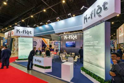 Выставочный стенд K-flot на выставке Seafood Expo Russia 2023, Санкт-Петербург, 2023 — фото 1