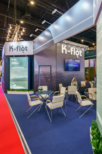 Выставочный стенд K-flot на выставке Seafood Expo Russia 2023, Санкт-Петербург, 2023 — фото 3