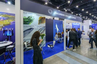 Выставочный стенд Рецепты Океана на выставке Seafood Expo Russia 2023, Санкт-Петербург, 2023 — фото 6