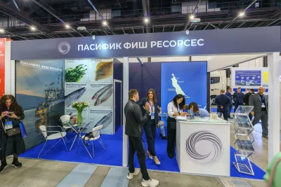 Выставочный стенд Рецепты Океана на выставке Seafood Expo Russia 2023, Санкт-Петербург, 2023 — фото 7