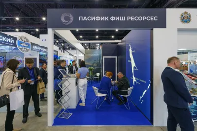 Выставочный стенд Рецепты Океана на выставке Seafood Expo Russia 2023, Санкт-Петербург, 2023 — фото 8