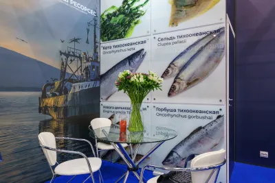 Выставочный стенд Рецепты Океана на выставке Seafood Expo Russia 2023, Санкт-Петербург, 2023 — фото 9
