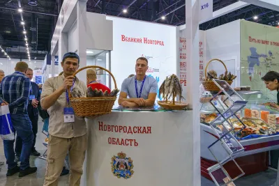 Выставочный стенд Новгородская область на выставке Seafood Expo Russia 2023, Санкт-Петербург, 2023 — фото 4