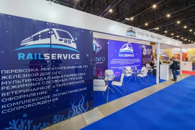 Выставочный стенд RailService на выставке Seafood Expo Russia 2023, Санкт-Петербург, 2023 — фото 1