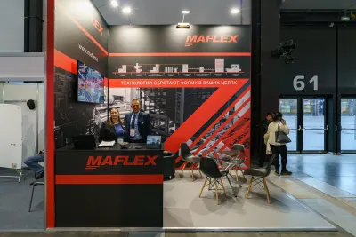 Выставочный стенд Maflex на выставке PulpFor Russia 2023, Санкт-Петербург, 2023 — фото 1